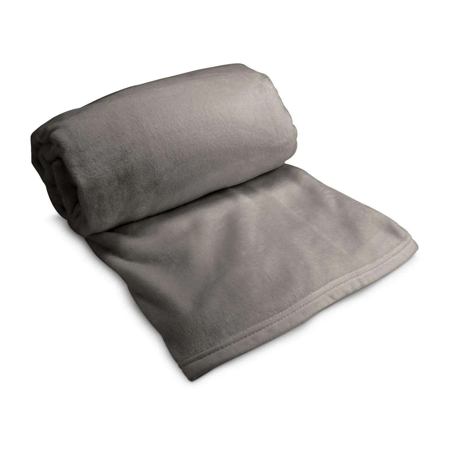 Superflauschdecke - 150 x 200 cm, 320 g/m², grau – Bild 2