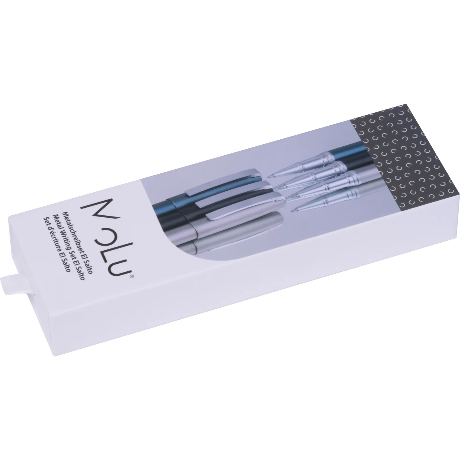 MoLu Metallschreibset El Salto, silbergrau – Bild 2