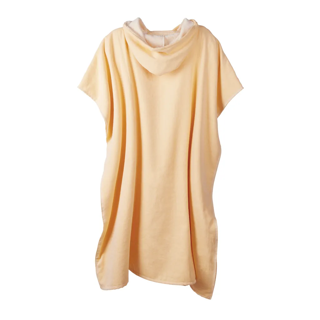 VINGA Tolo Hamam Frottee Strandponcho, gelb – Bild 3