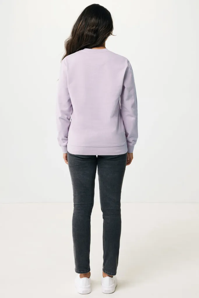 IQONIQ Zion Rundhals-Sweater aus recycelter Baumwolle, lavender – Bild 5
