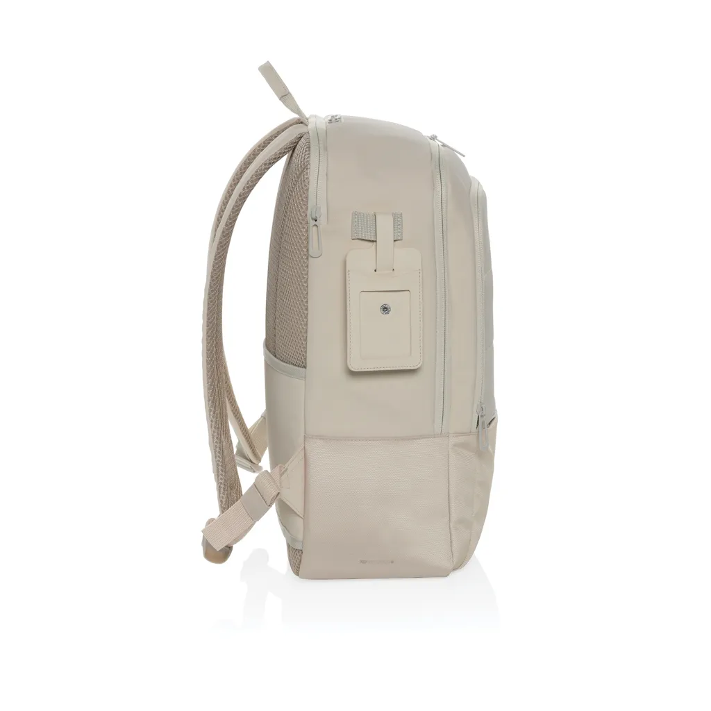 Armond AWARE™ RPET 15.6" Deluxe Laptop-Rucksack, beige – Bild 4