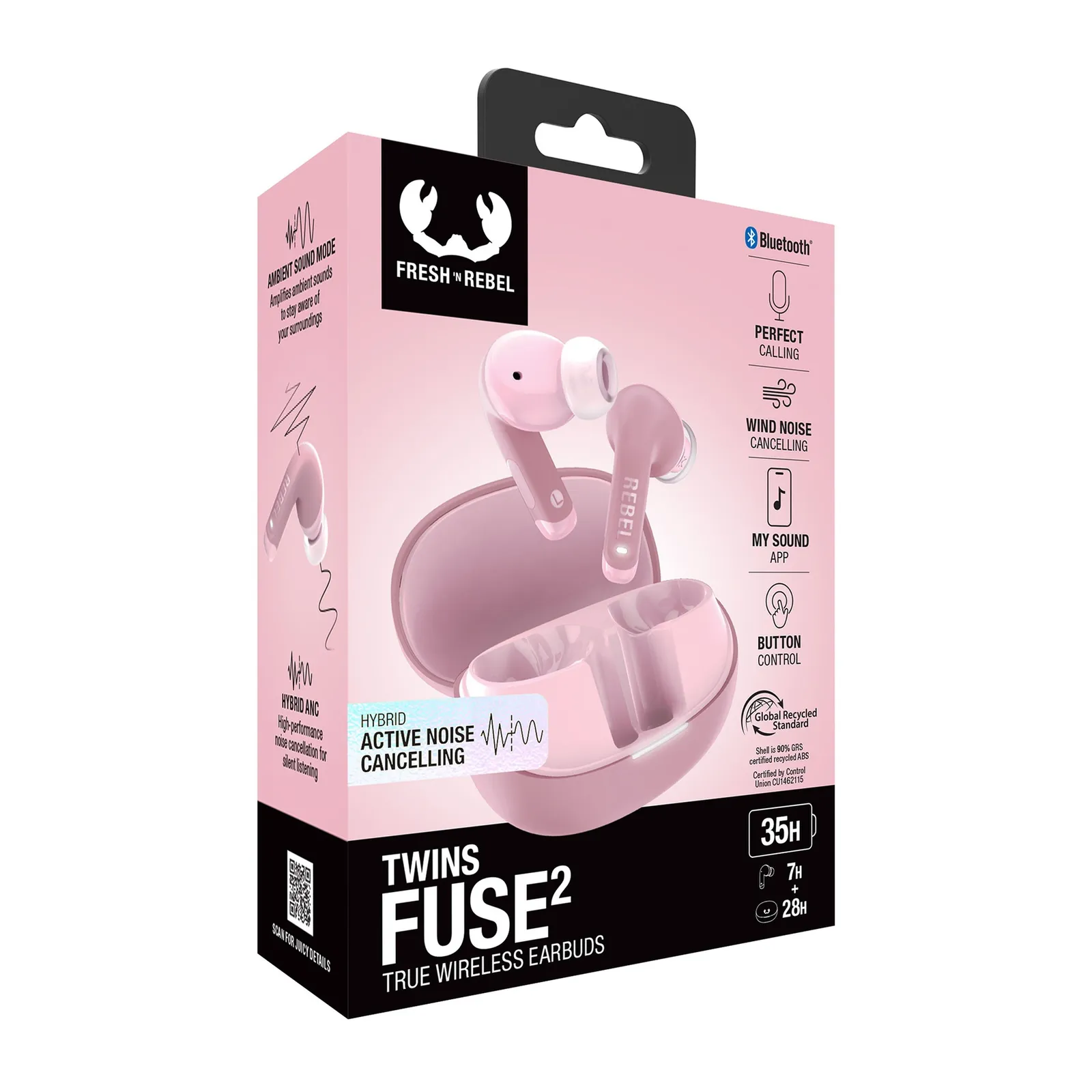 Fresh 'n Rebel Twins Fuse 2, Pastellrosa – Bild 2