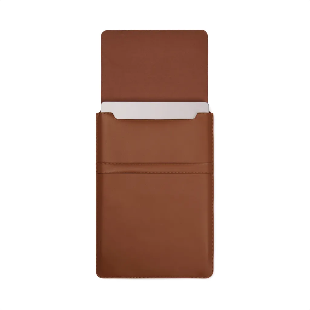 VINGA Timo 16" Laptop-Sleeve aus RCS recyceltem rPET, braun – Bild 3