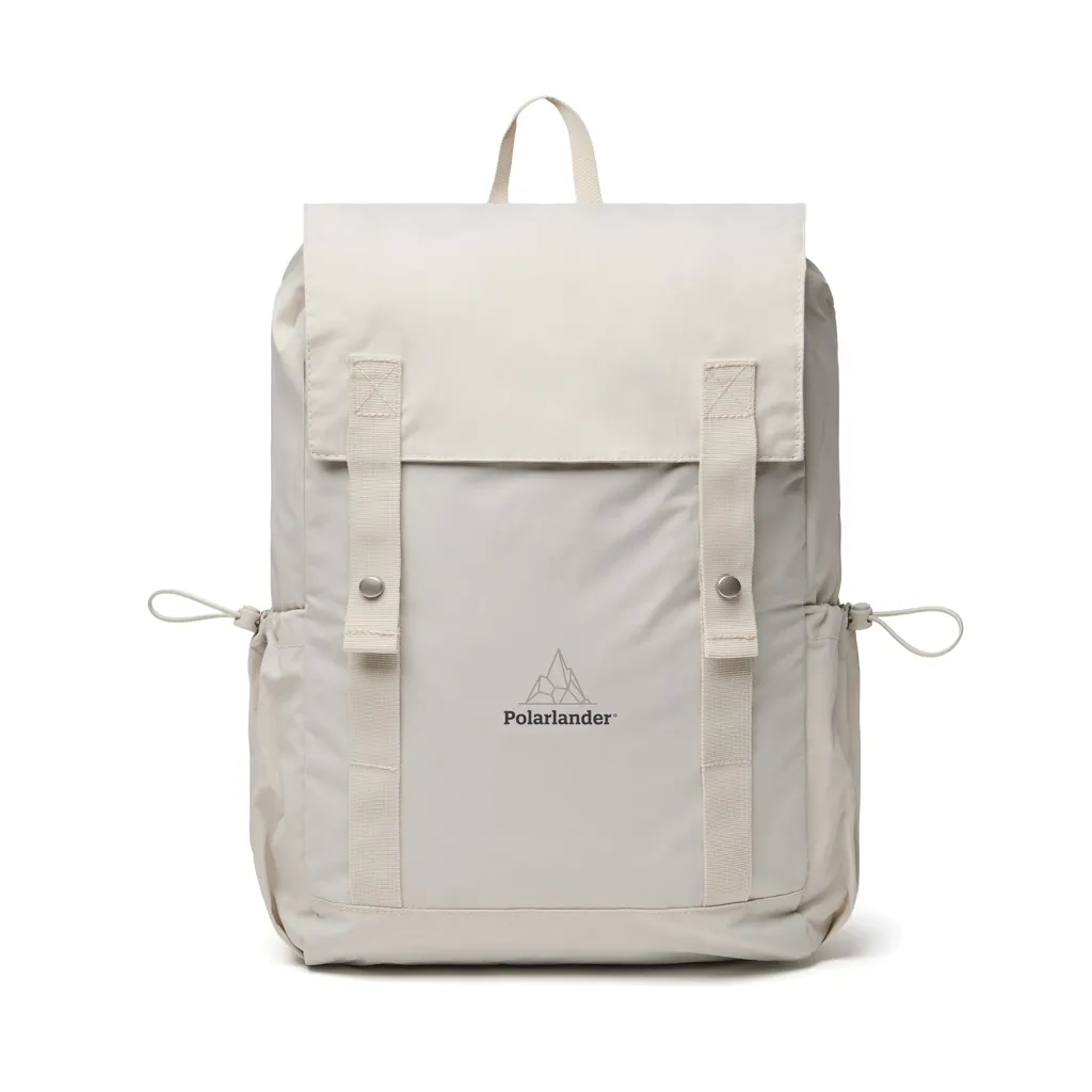 KENTO URBAN Everyday Rucksack aus RCS recyceltem Nylon, beige – Bild 6