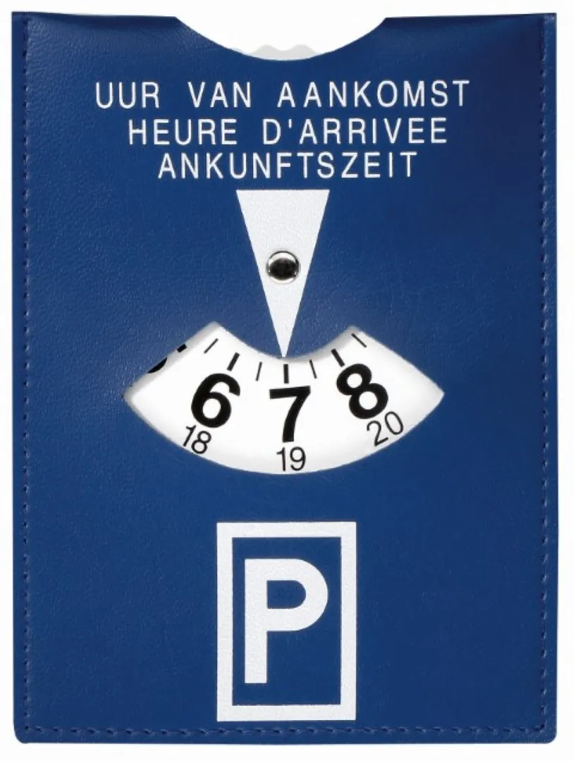 Parkscheibe "Duo" blau