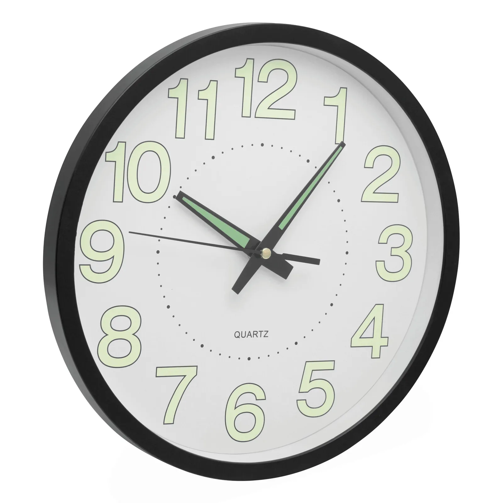 SUN - Wanduhr schwarz, weiß