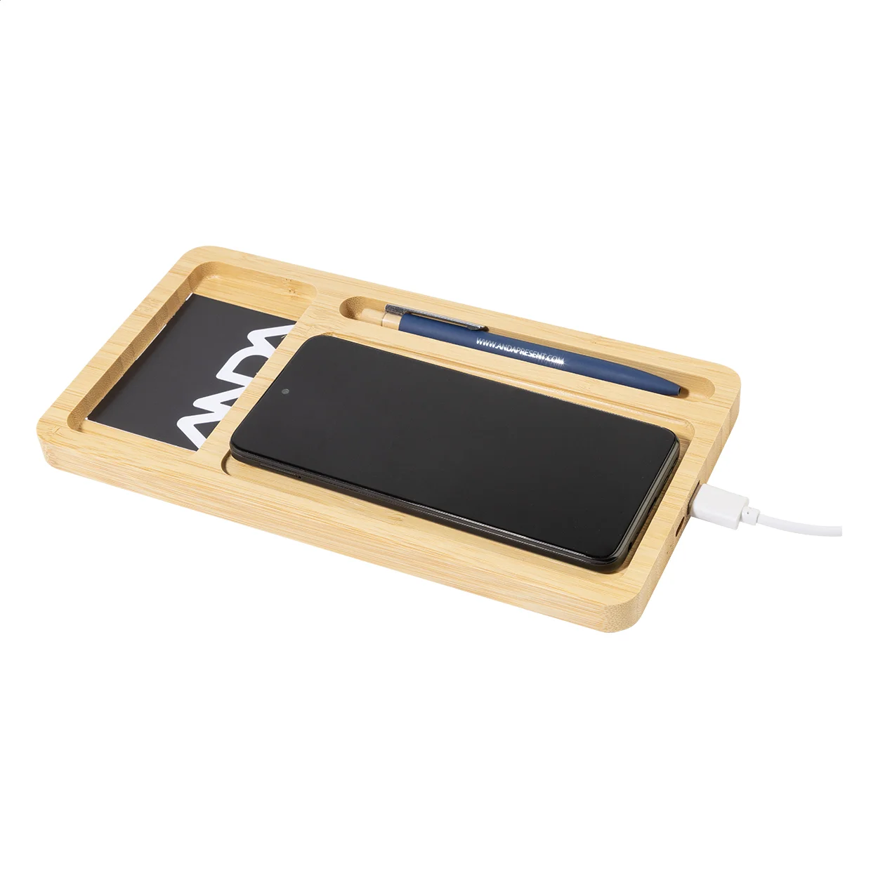 Organizer Flabo Plus mit Wireless-Charger, natur – Bild 7