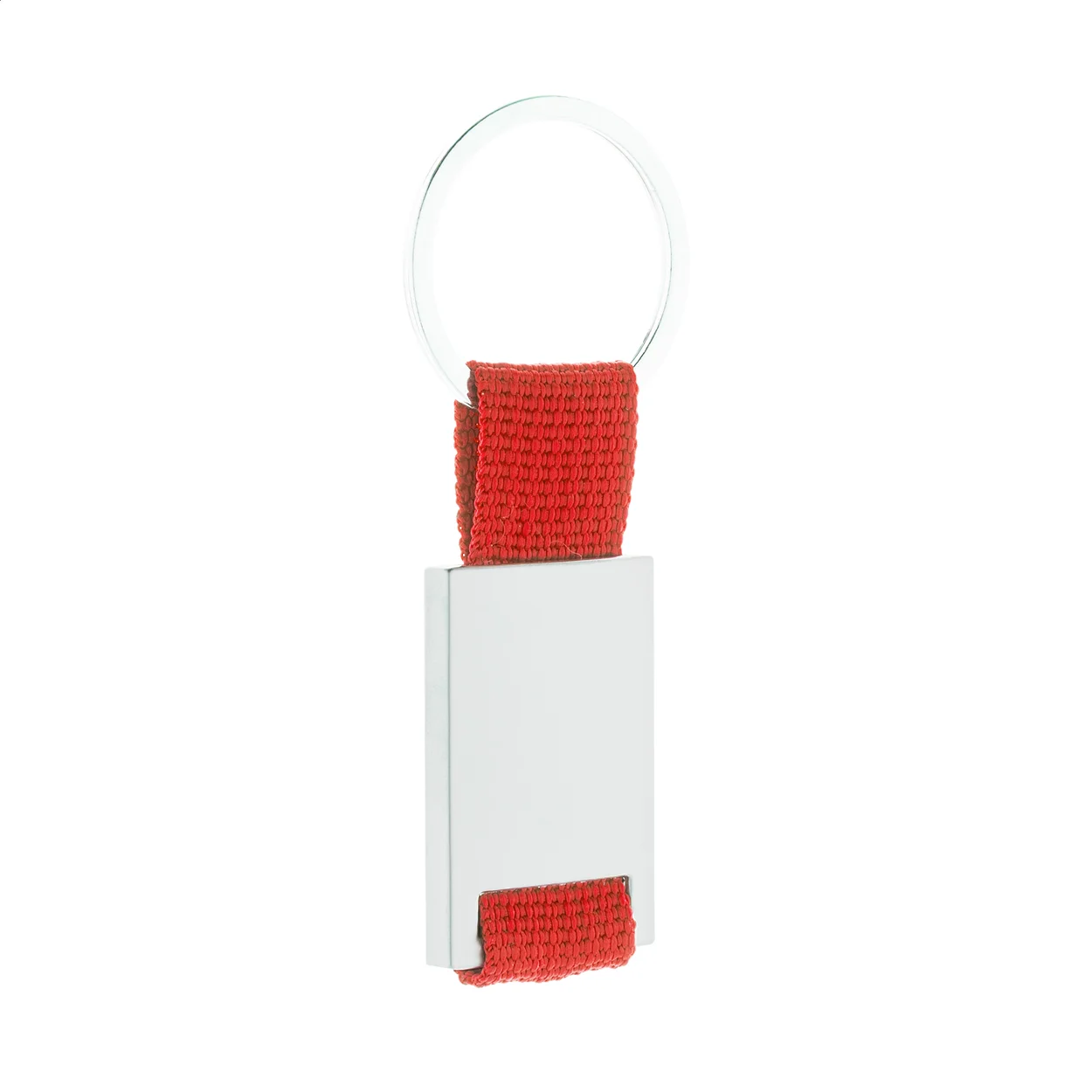 Schlüsselanhänger Poxil, rot, silber – Bild 2