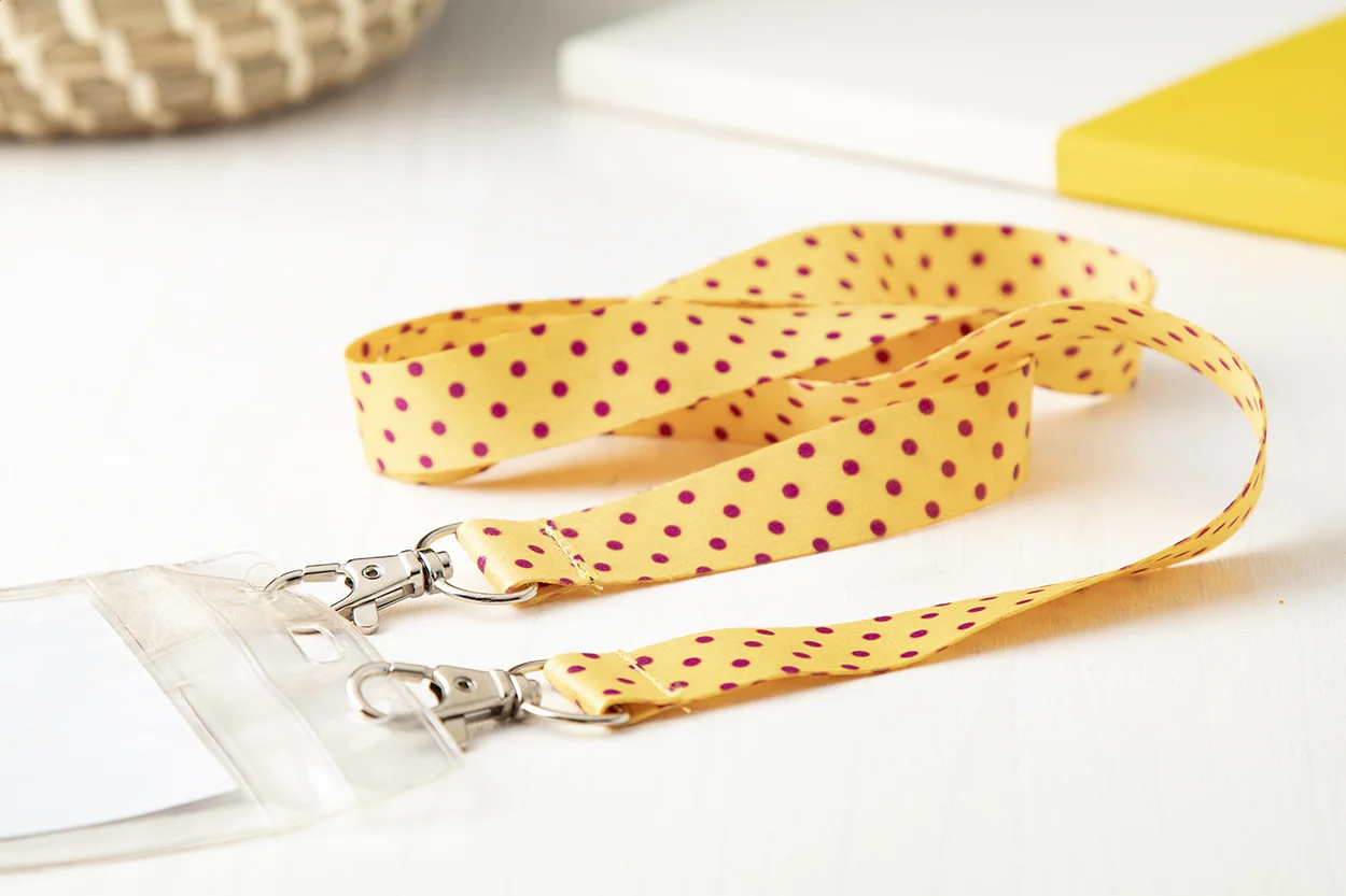 Sublimations-Lanyard Subyard Double, weiß – Bild 5