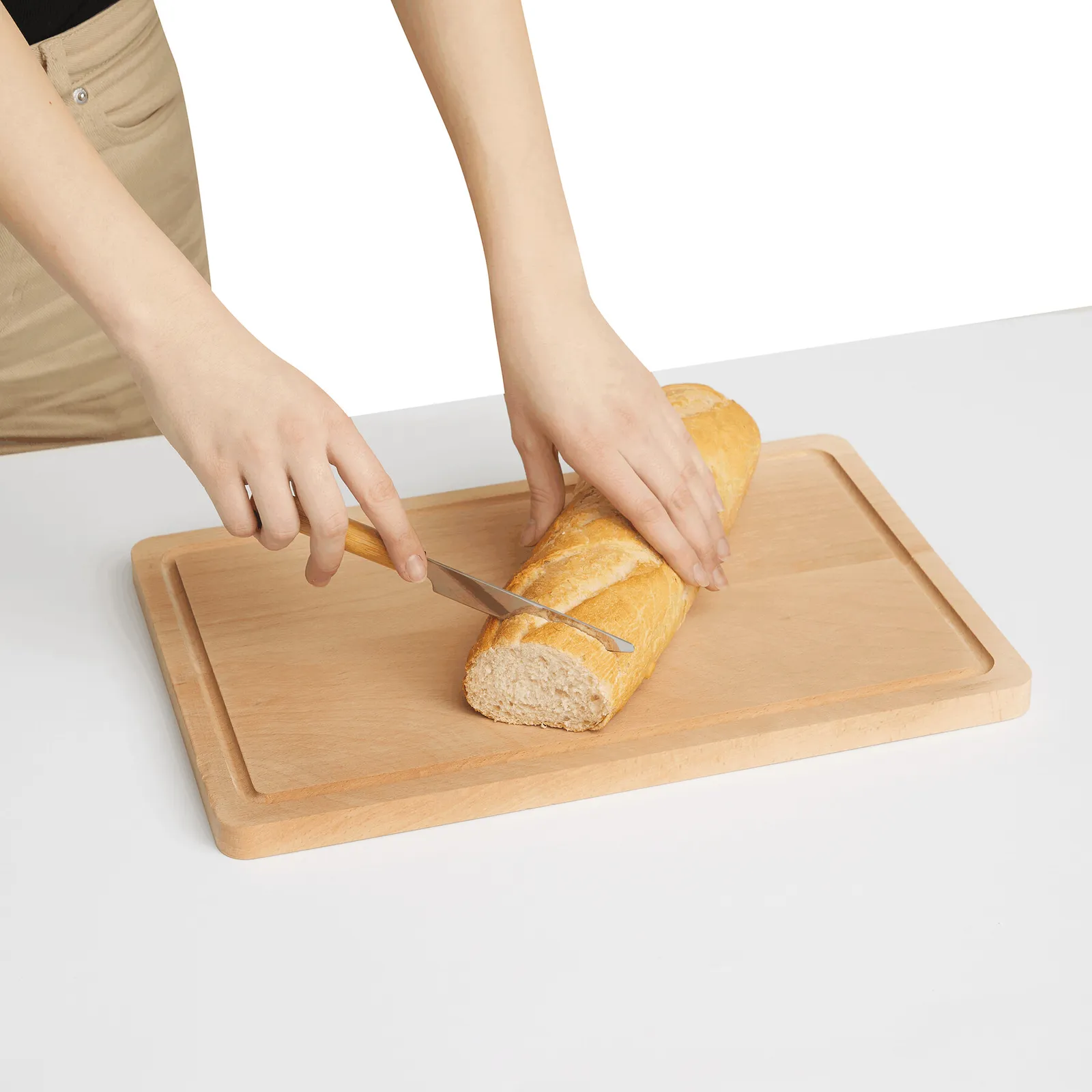 WOODEN PREMIUM - Schneidebrett braun, braun – Bild 4