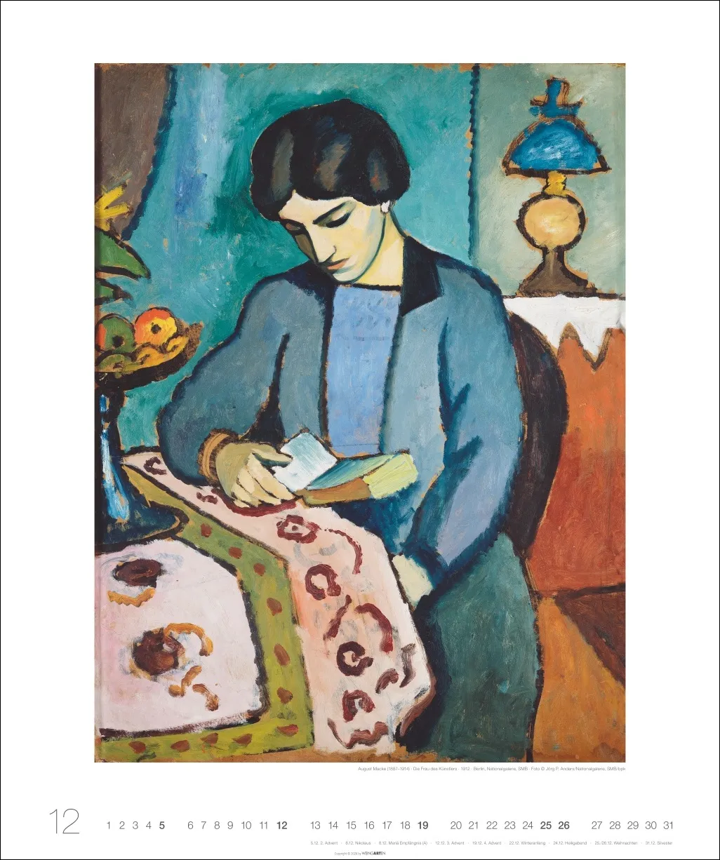 August Macke Edition Wandkalender 2027 – Bild 13