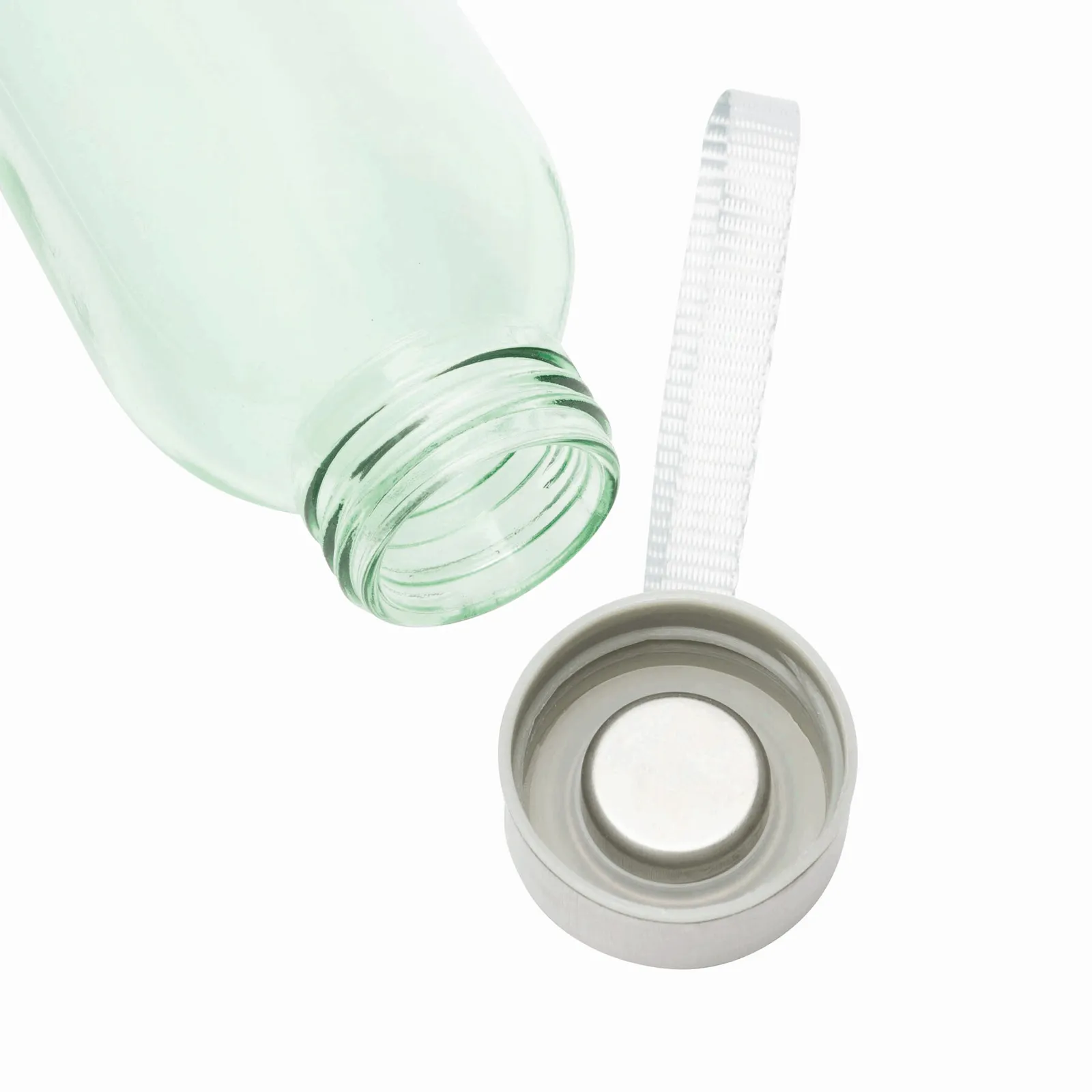 TAKE SMART - Glas-Trinkflasche, grün – Bild 5