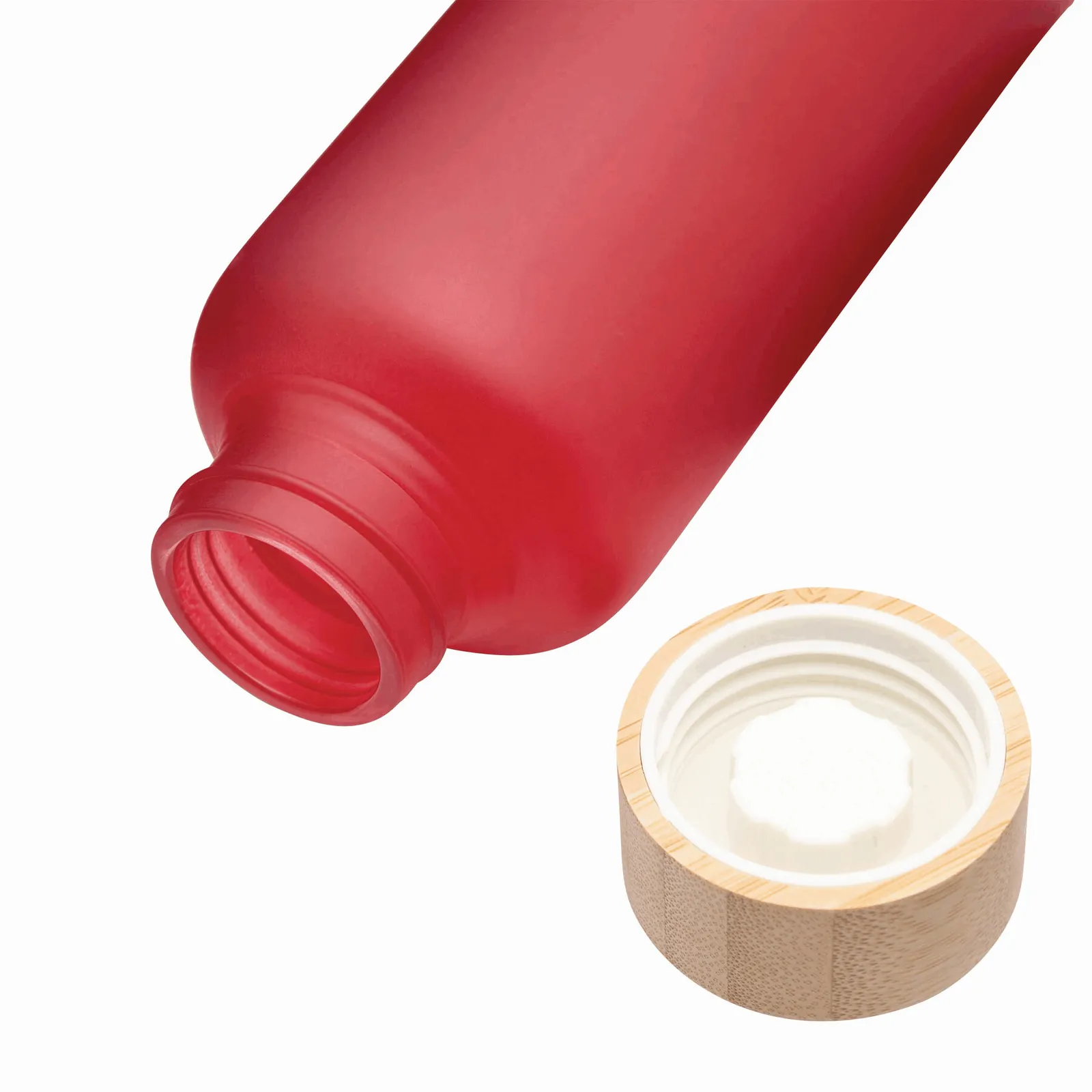 TAKE FROSTY - Glas-Flasche, rot – Bild 6