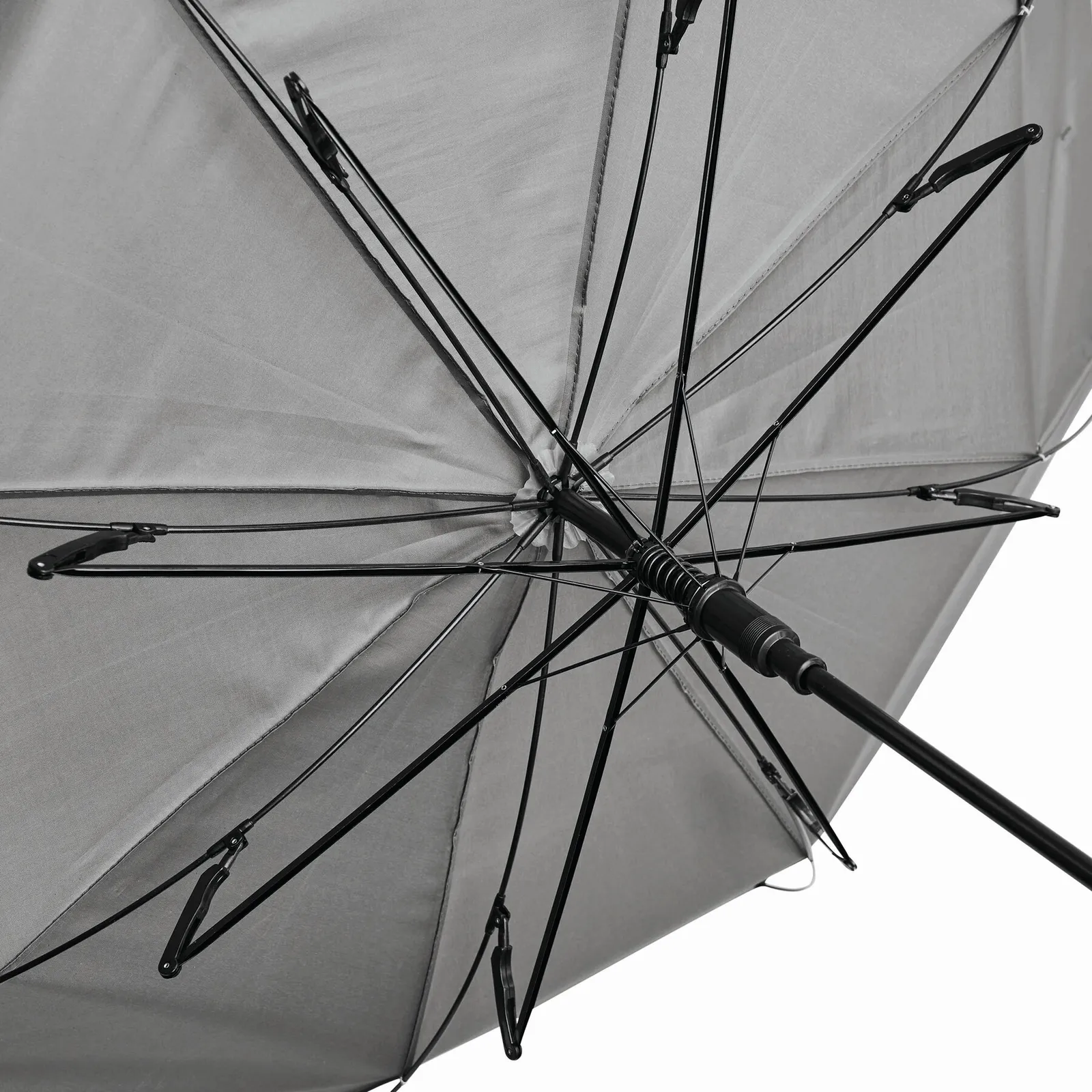 WIND Umbrella, Windproof-Stockschirm, hellgrau – Bild 7