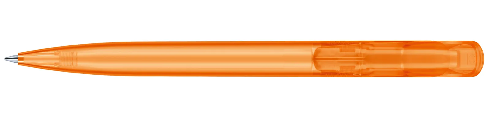 Challenger Frosted Druckkugelschreiber, Orange 151 – Bild 3