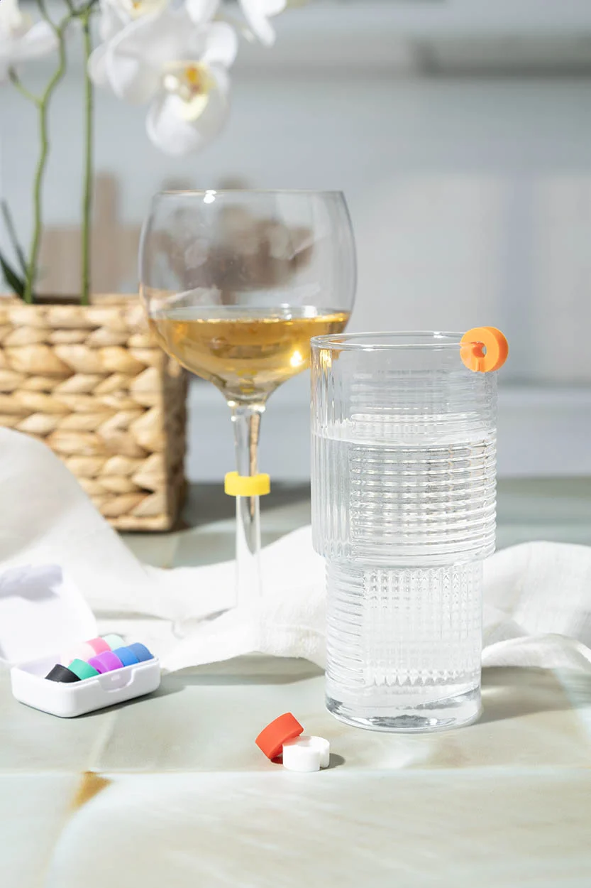 Glasmarkiererset Cupperty, weiß – Bild 5