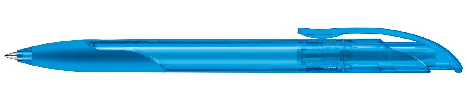 Challenger Clear SG Druckkugelschreiber, Cyan – Bild 4