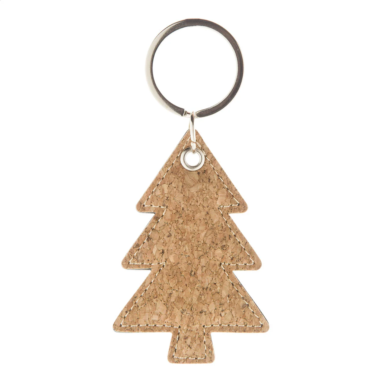 Schlüsselanhänger Weihnachtsbaum Korkki, natur – Bild 2