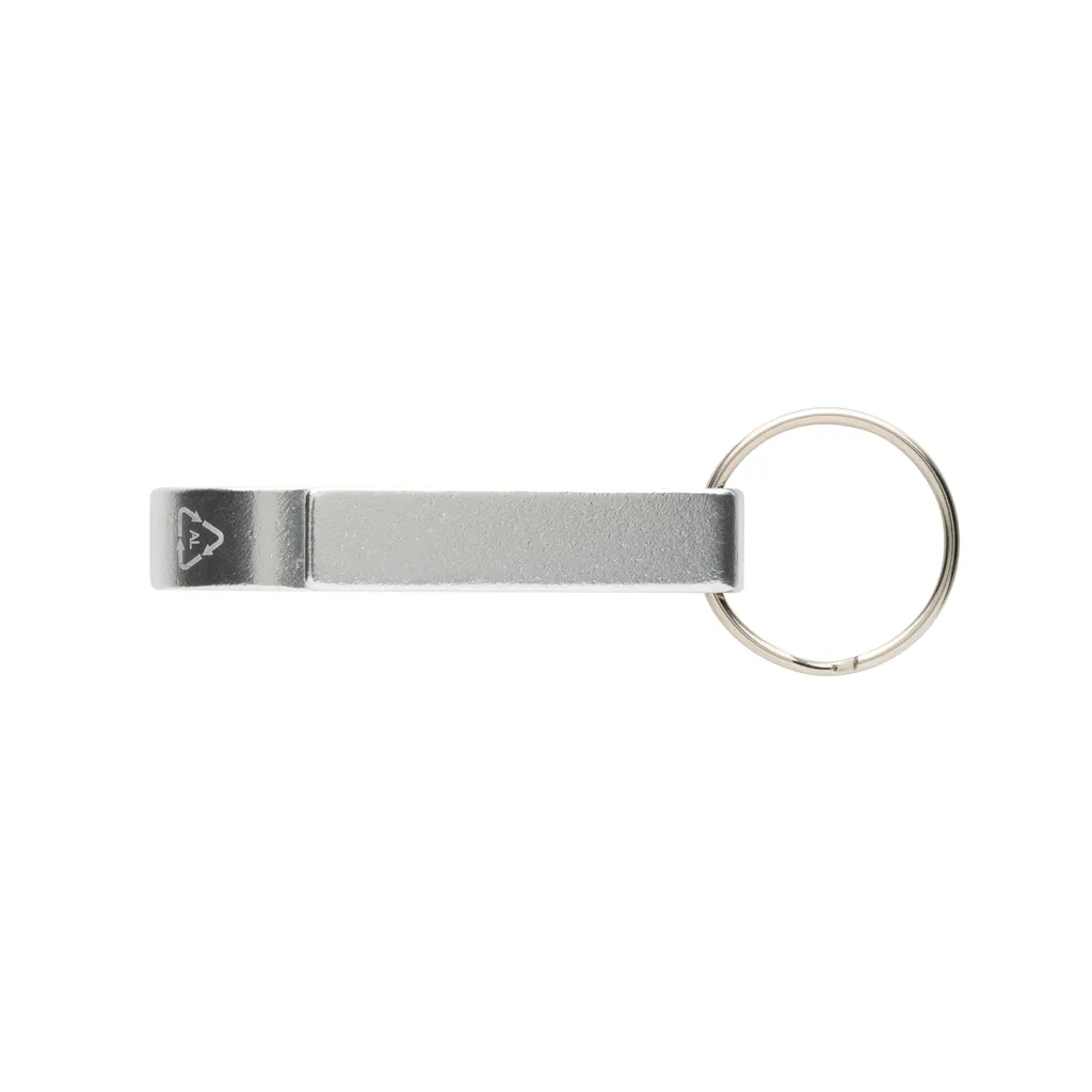 Flaschen- und Dosenöffner aus RCS recyceltem Aluminium, silber – Bild 5
