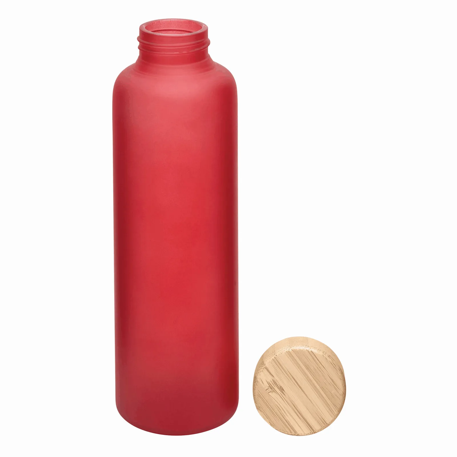 TAKE FROSTY - Glas-Flasche, rot – Bild 3
