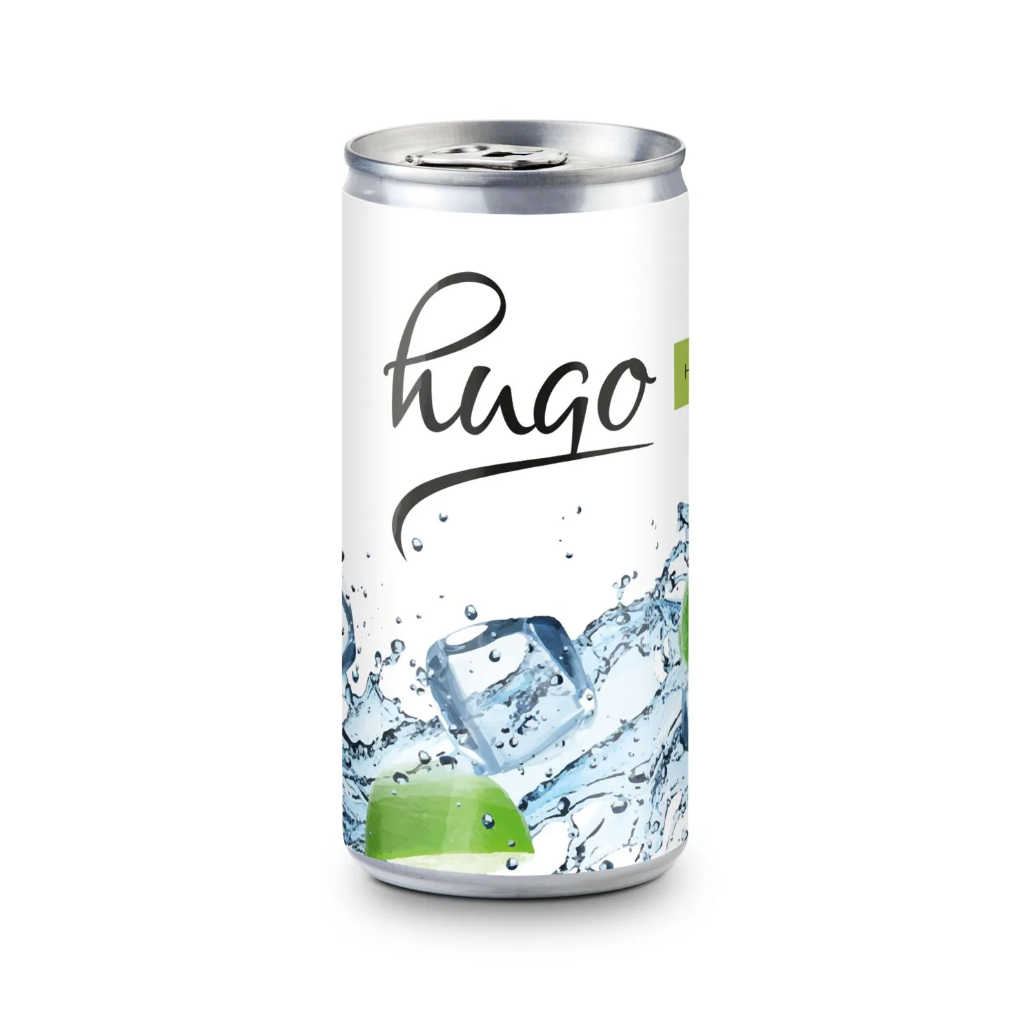 Hugo, 200 ml - Kleinmengen ab 24 Dosen, silber – Bild 8