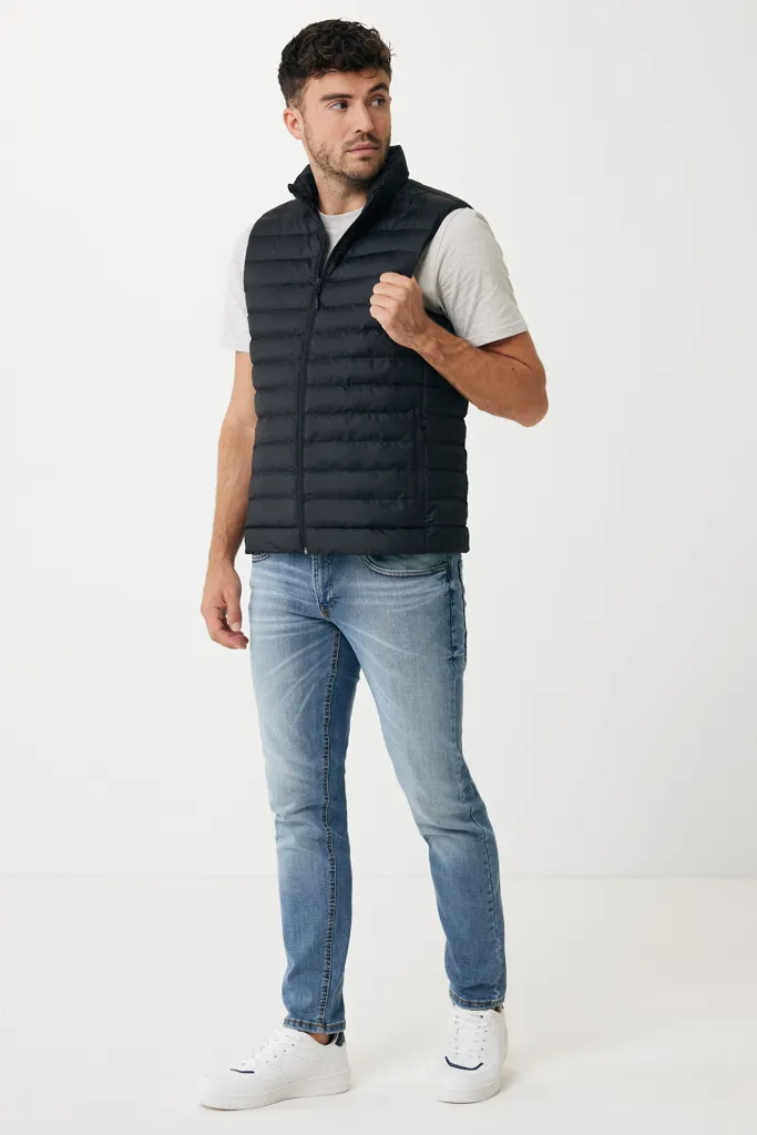 IQONIQ Meru Herren Bodywarmer aus recyceltem Polyester, schwarz – Bild 4