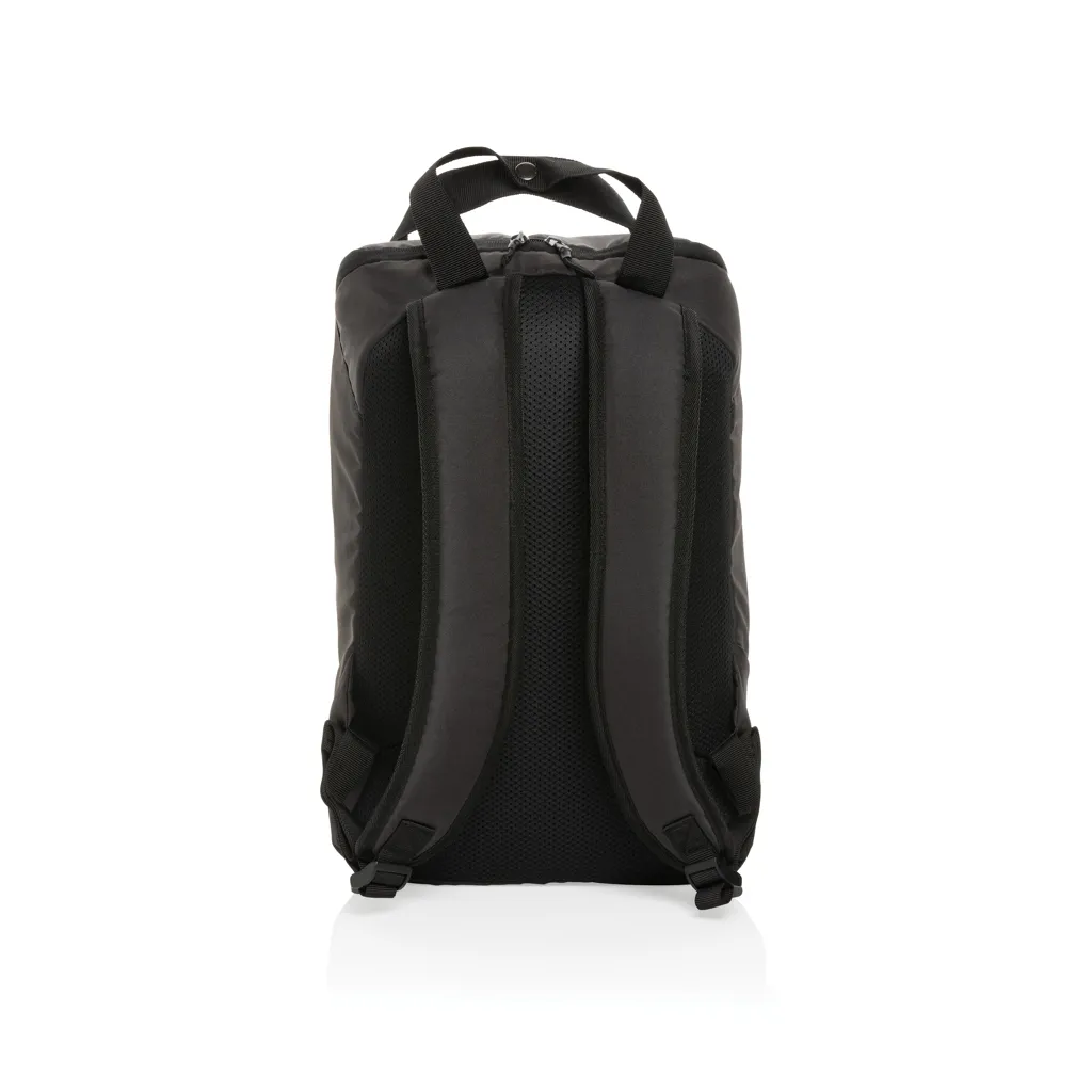 Sienna AWARE™ RPET 14" Everyday Laptop-Rucksack, schwarz – Bild 4