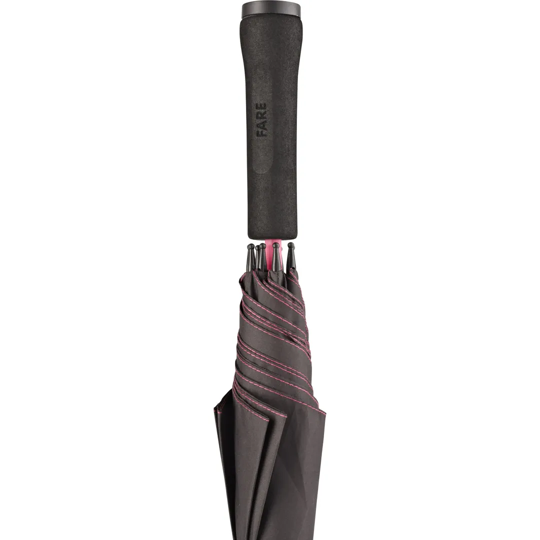 AC-Stockschirm Colorline, schwarz-magenta – Bild 3