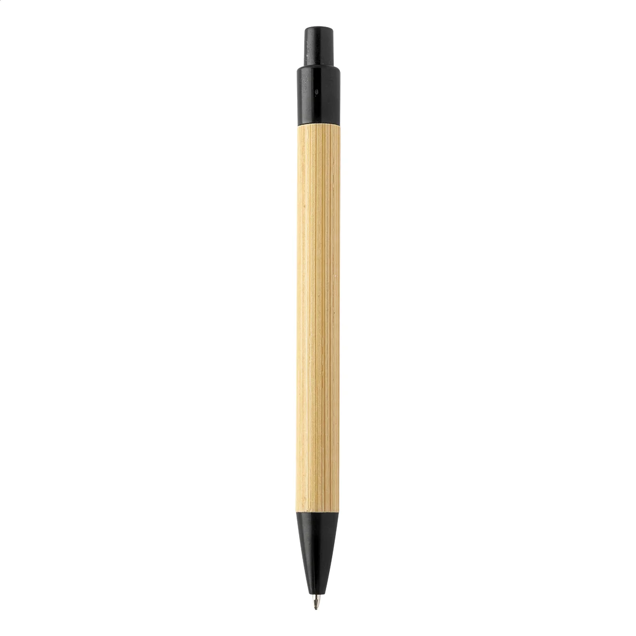 Bambus-Kugelschreiber Boothic, schwarz, natur – Bild 2