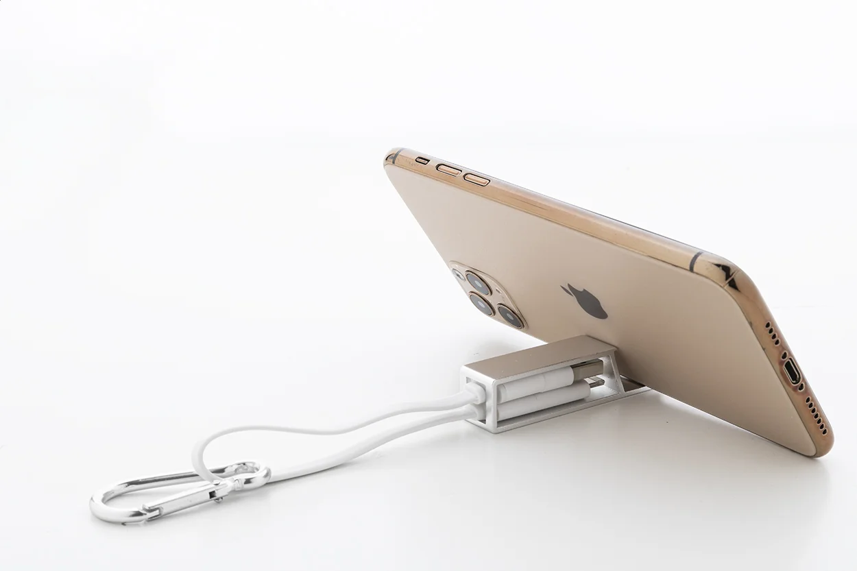 USB-Ladekabel Cappy, silber – Bild 4