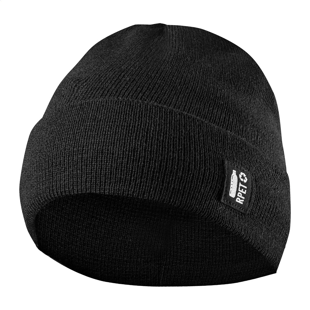 Wintermütze Peaky aus RPET, schwarz – Bild 2