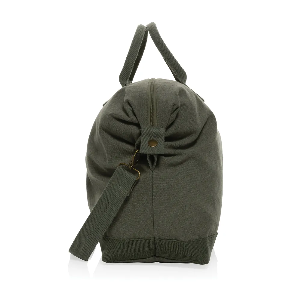Kezar AWARE™ 500g/m² Wochenendtasche aus recyceltem Canvas, grün – Bild 5