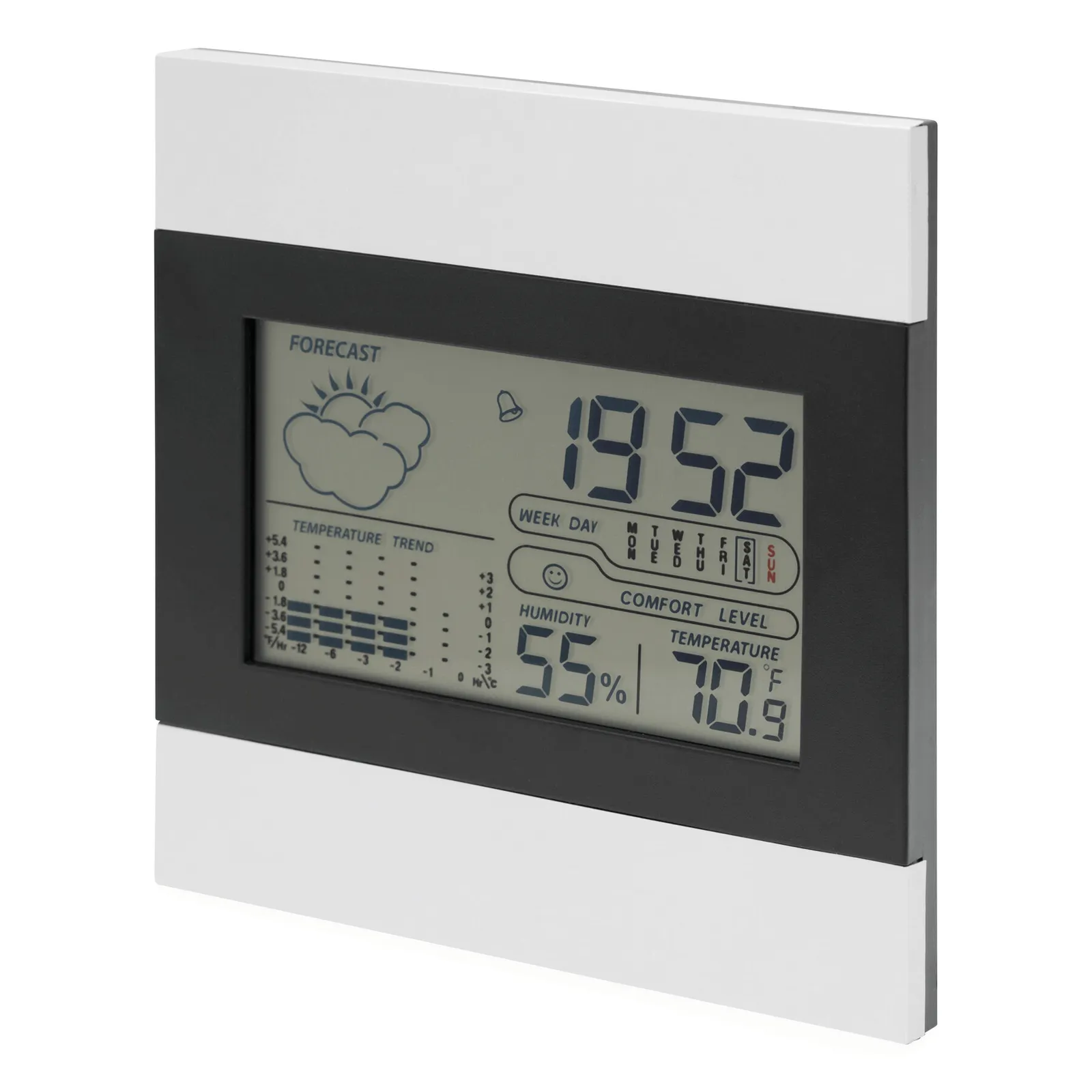 SHINY DAY - Wetterstation schwarz, silber, schwarz, silber – Bild 2