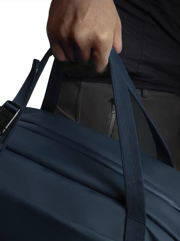 Urban wasserabweisende Wochenendtasche, navy blau – Bild 18