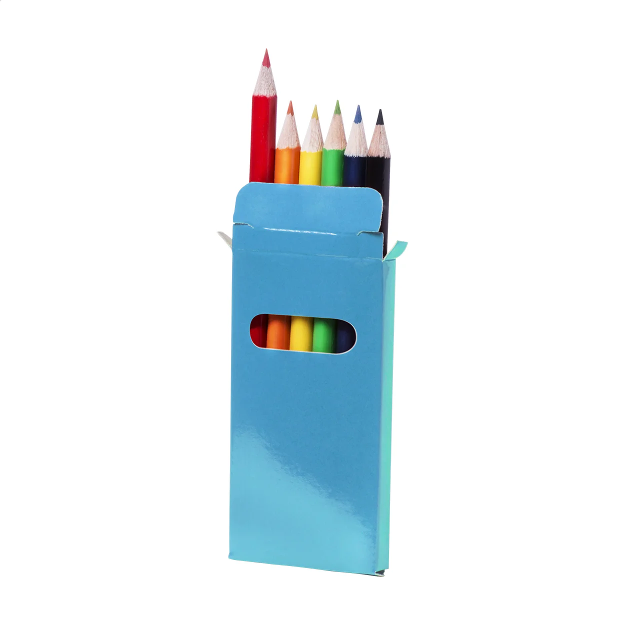 6-tlg. Buntstifte-Set Lionni, blau – Bild 2
