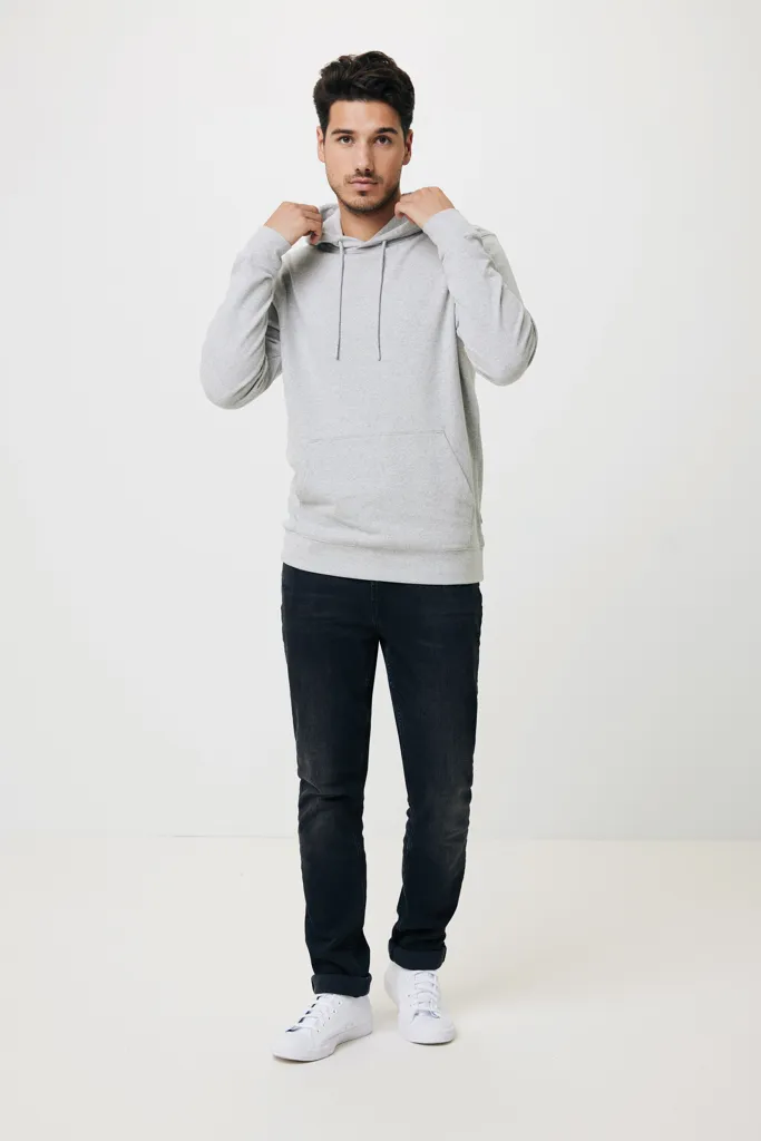 IQONIQ Torres ungefärbter Hoodie aus recycelter Baumwolle, heather grey – Bild 10