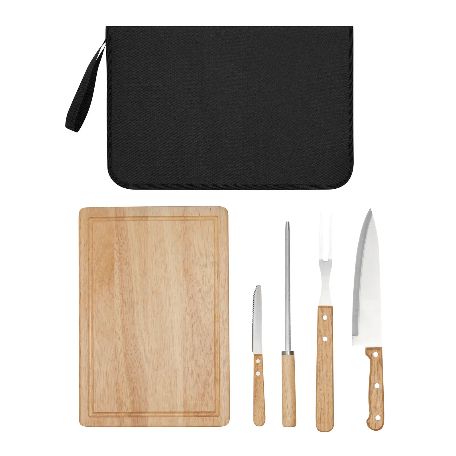 BEST BBQ - Tranchierset braun, silber, braun, silber – Bild 3