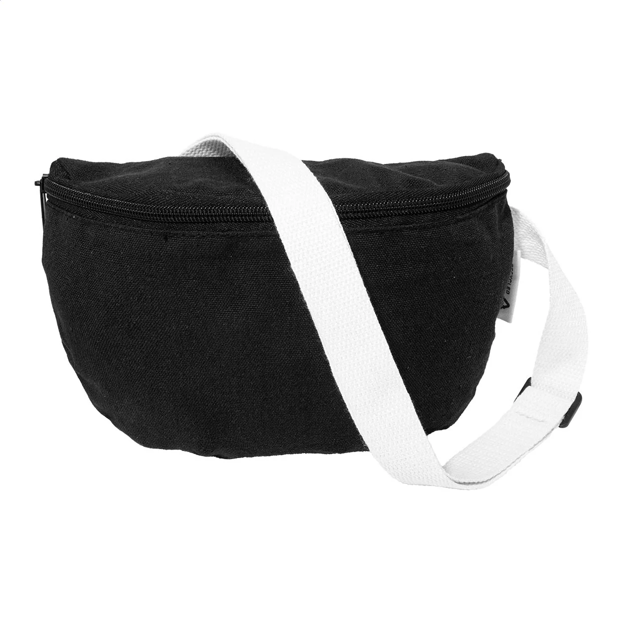 Gürteltasche Rekan Hip aus recyceltem Canvas, schwarz – Bild 2