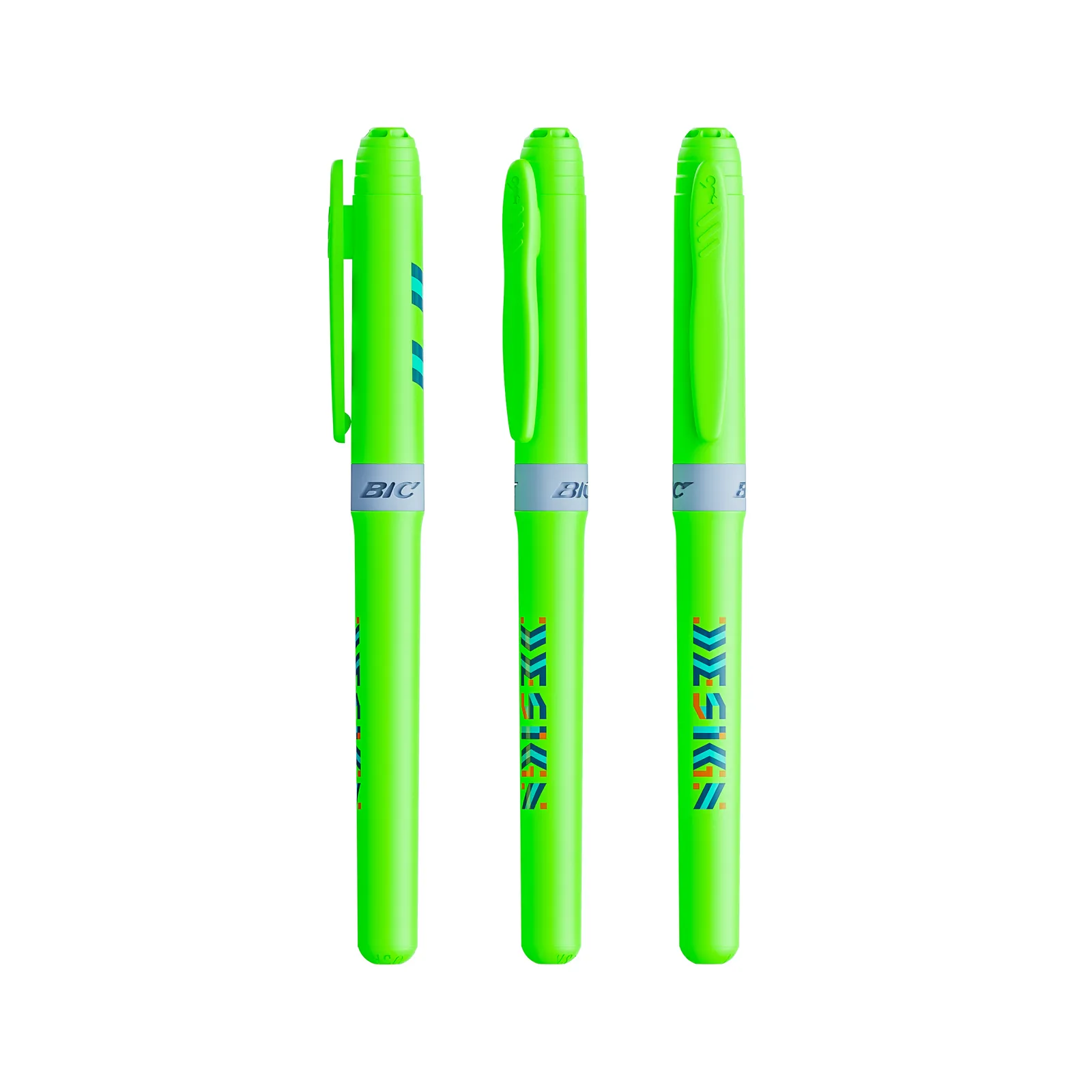 BIC® Brite Liner® Grip Textmarker, Apfelgrün – Bild 2