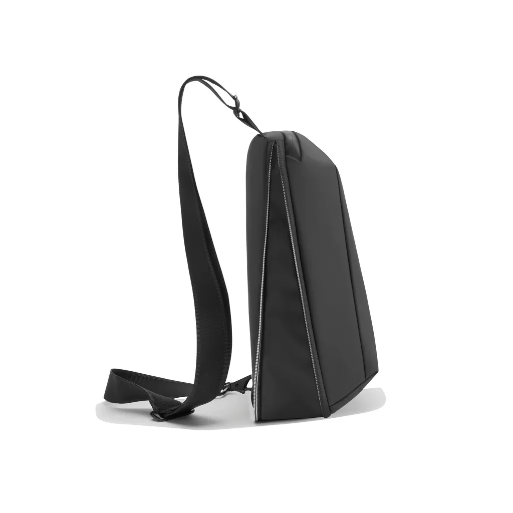 Urban wasserabweisender Sling-Bag, schwarz – Bild 4