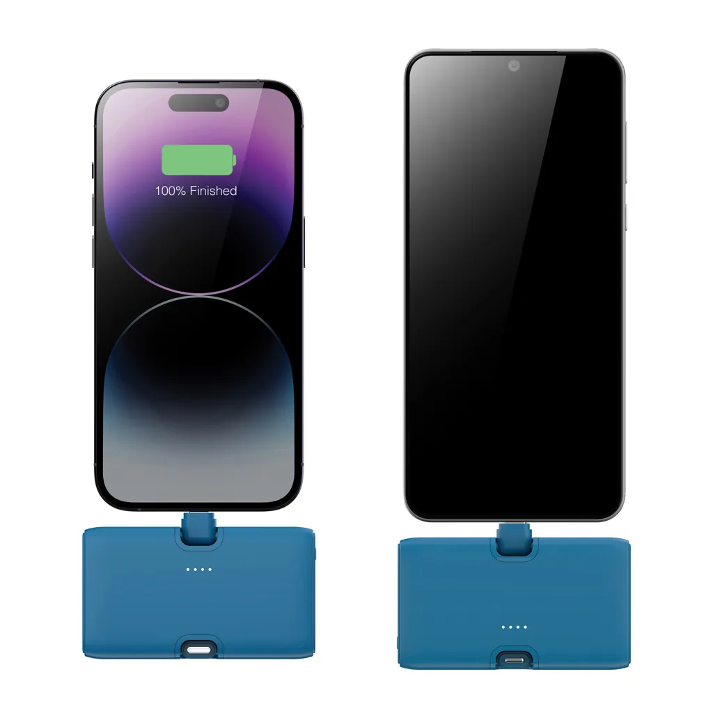 Urban Vitamin Los Angeles 20W Powerbank aus RCS rec. Plastik, blau – Bild 4