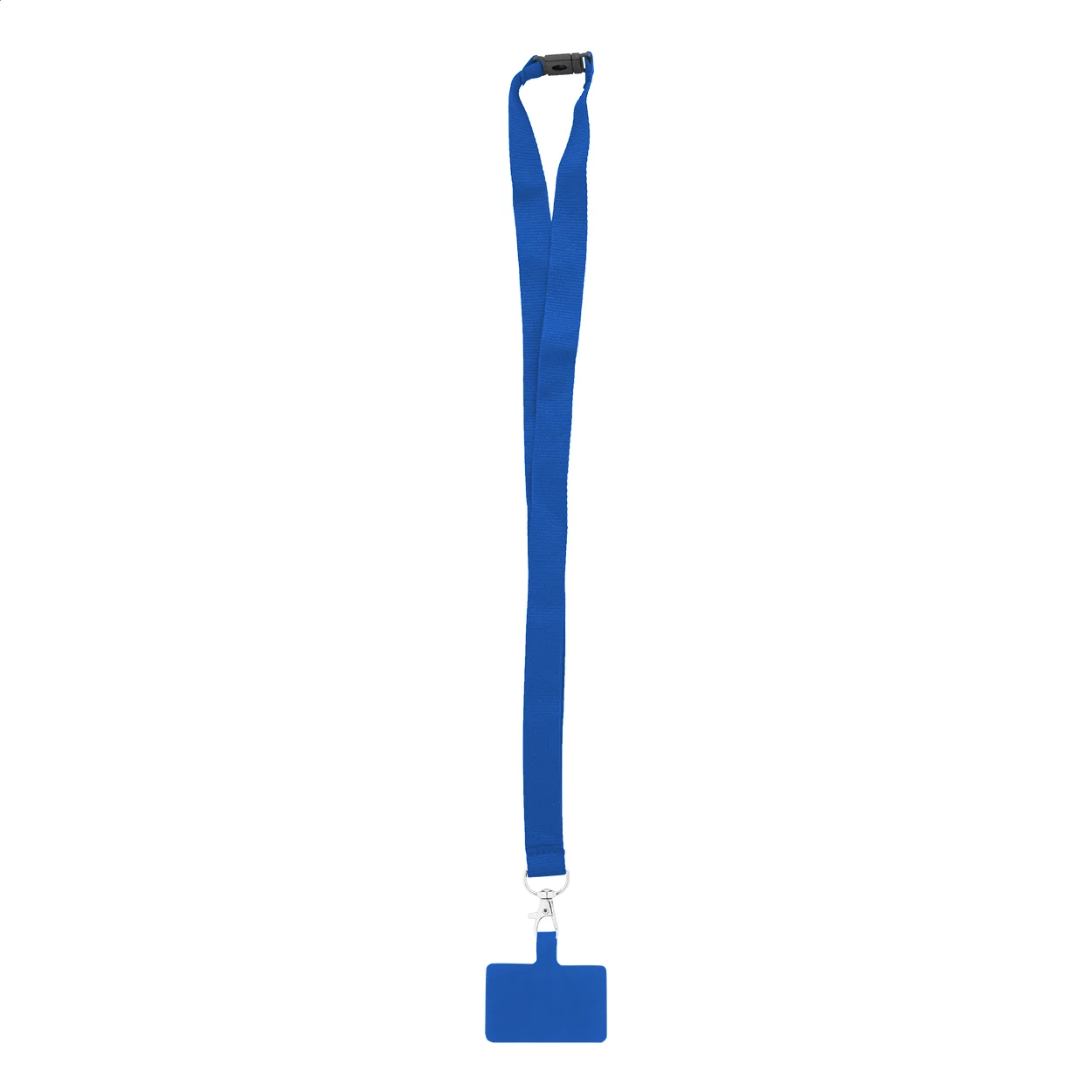 RPET-Handyhalter-Lanyard Revent Call, blau – Bild 2