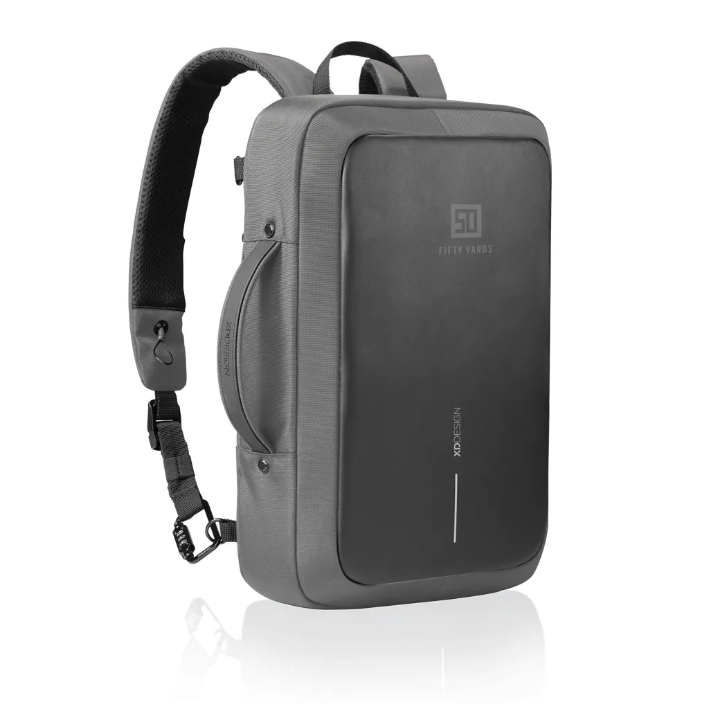 Bobby Bizz 2.0 Anti-Diebstahl Rucksack & Aktentasche, grau – Bild 14