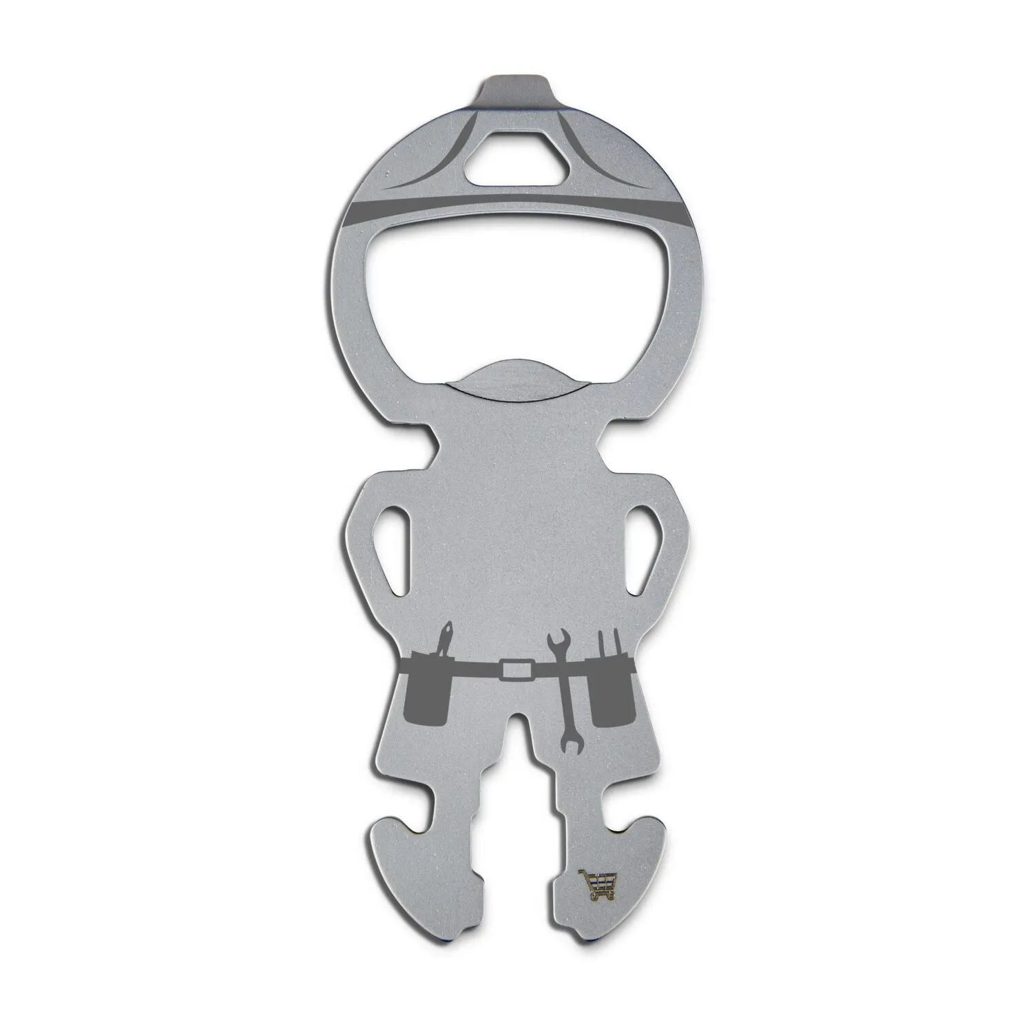 ROMINOX® Best Buddy Friend // Construction Worker, silber – Bild 5