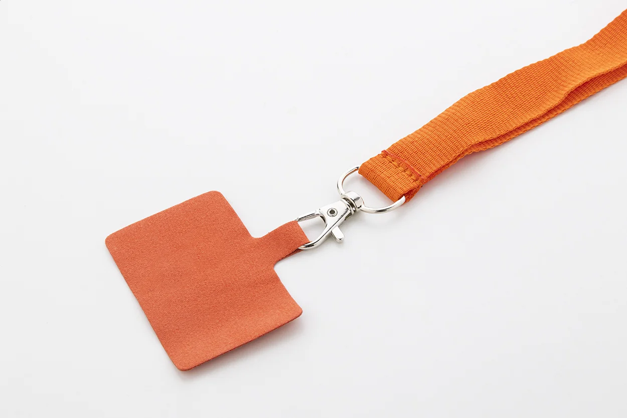 RPET-Handyhalter-Lanyard Revent Call, orange – Bild 3