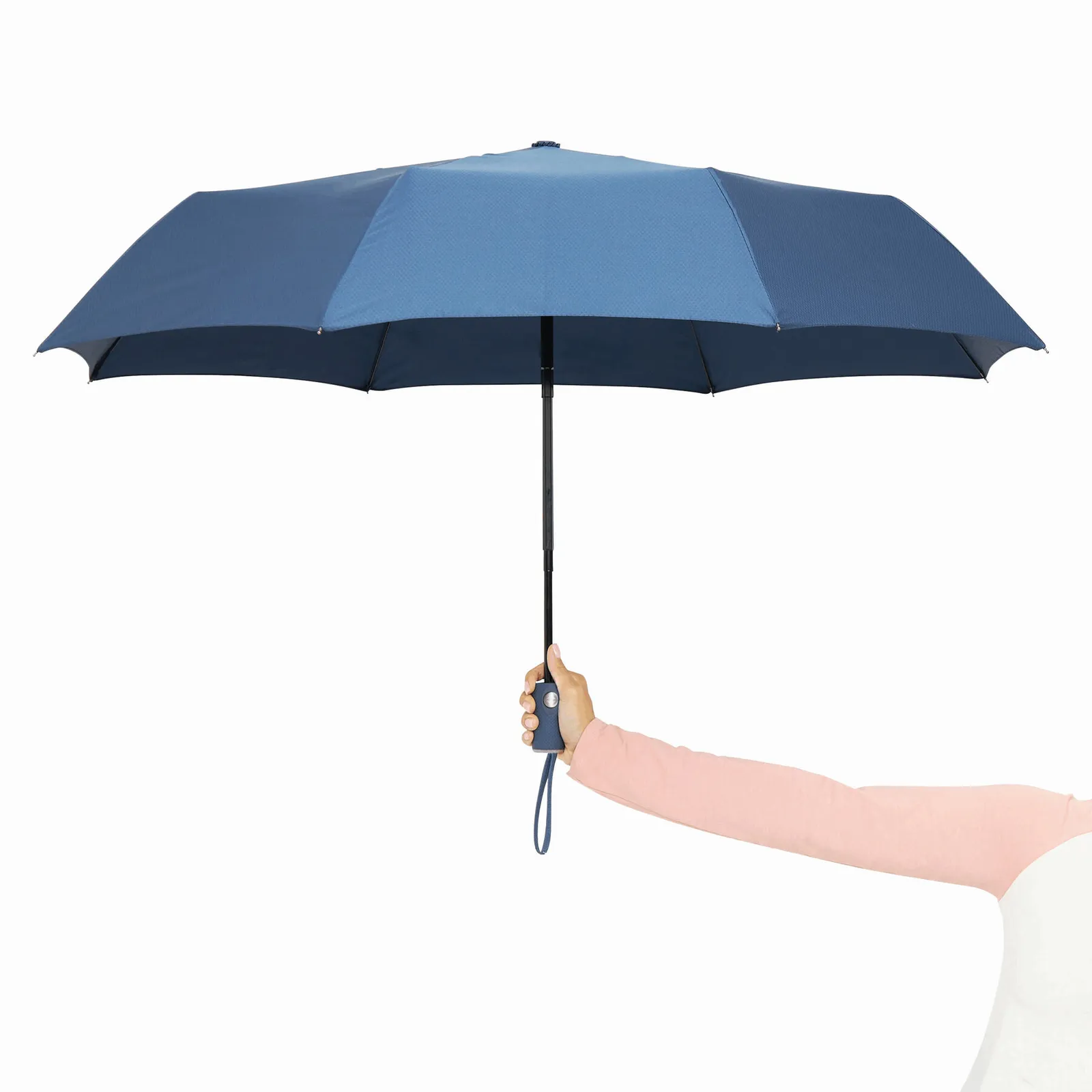 ORIANA Umbrella, Vollautomatischer Windproof-Taschenschirm, marineblau – Bild 8