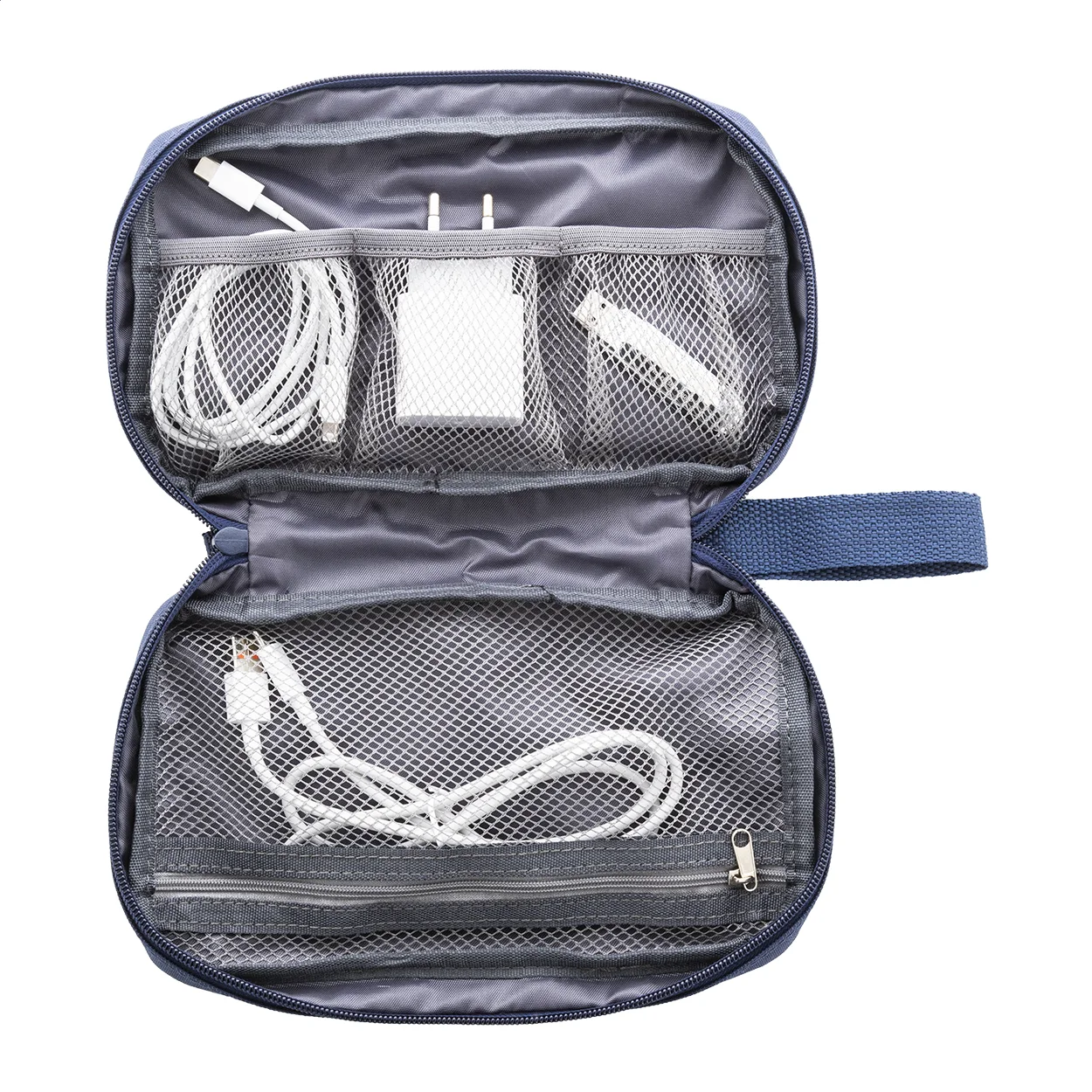 RPET-Organizer Gocharge, dunkelblau – Bild 4