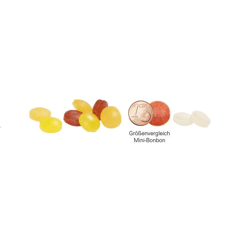 Bonbonglas Mini, Doming, Mini Bonbons Japanische Minze – Bild 3