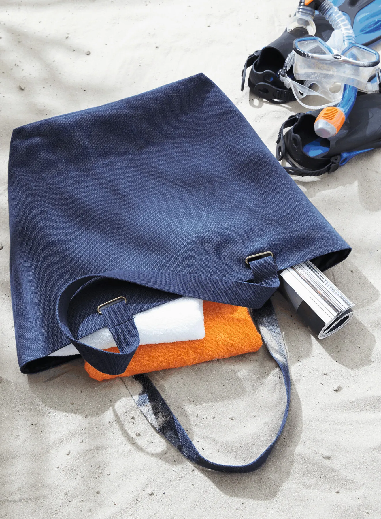 KORSIKA - Strandtasche, dunkelblau – Bild 8
