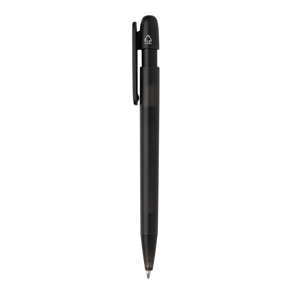 Devin transparenter Stift aus GRS zertifiziertem rABS, schwarz – Bild 3